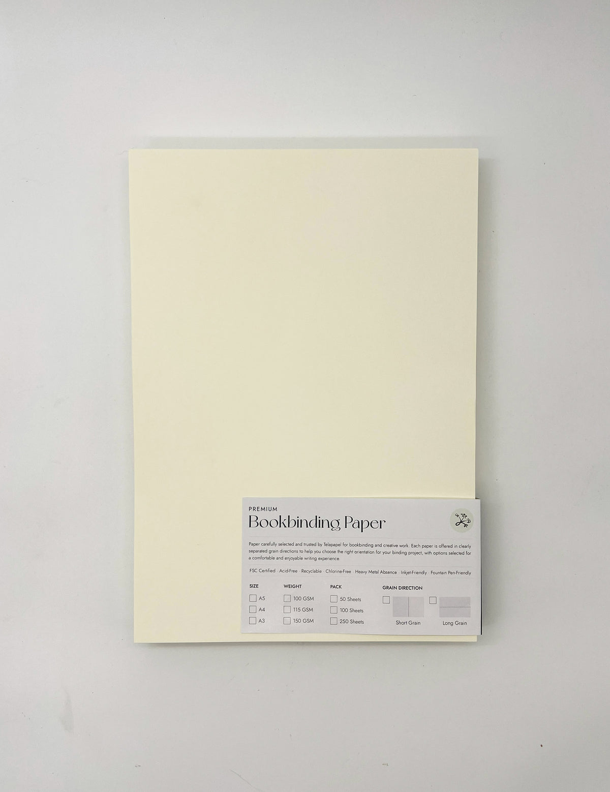 Premium Bookbinding Paper · 115 GSM