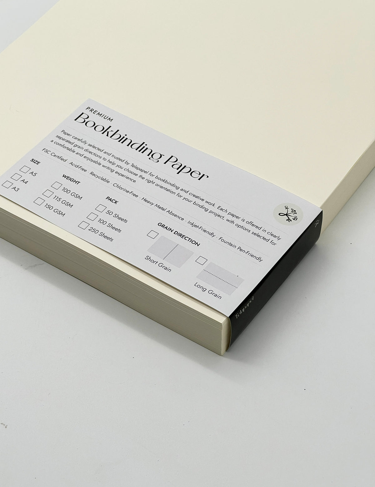 Premium Bookbinding Paper · 115 GSM