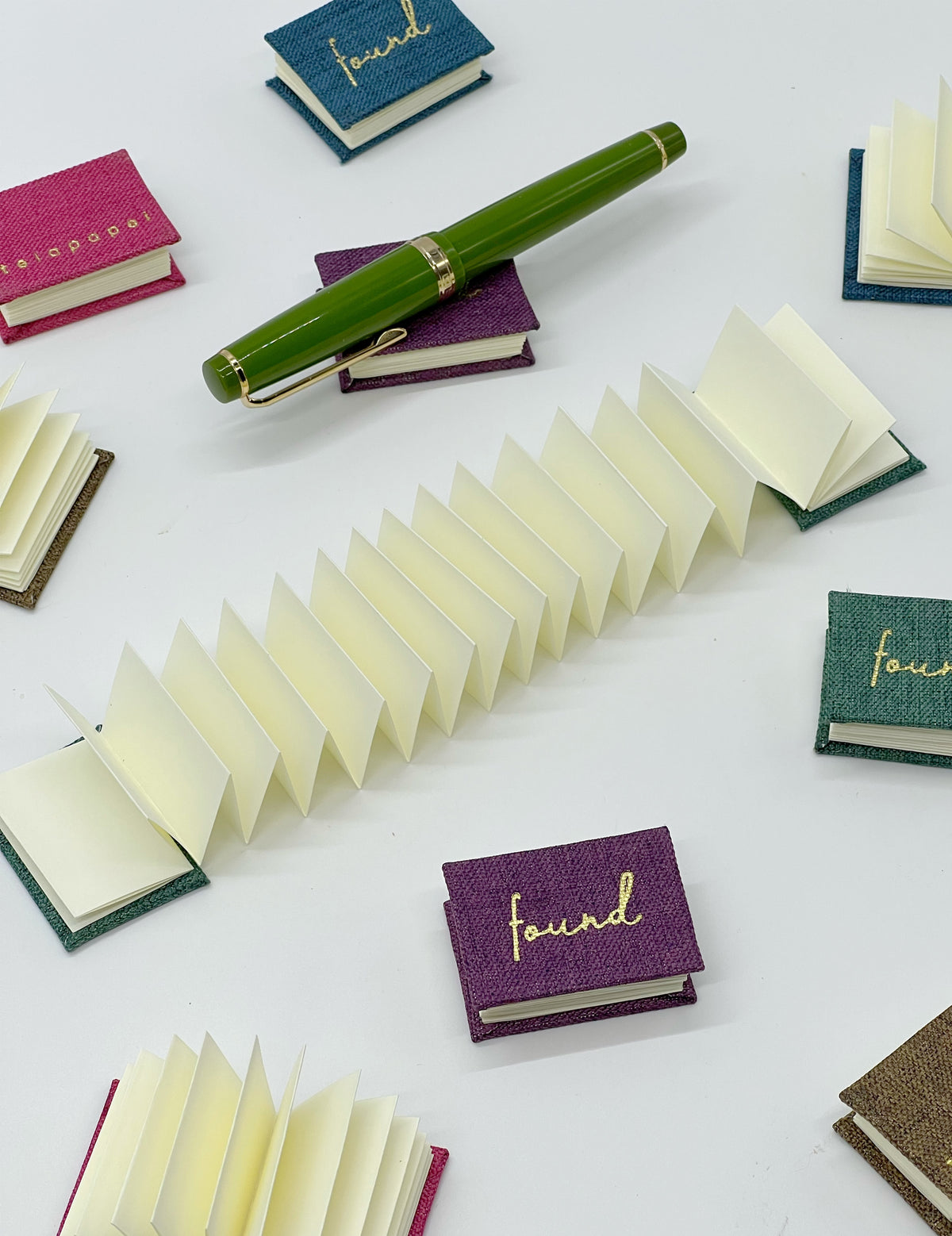 Found Accordion Notebook